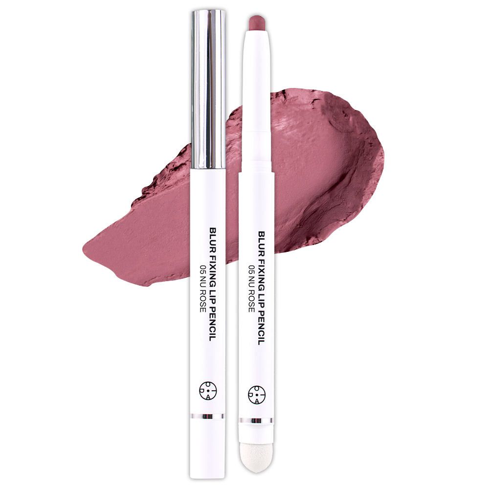 [Oiad x 裕美 1+1套裝] Liptique 011 ROANA  [超持久撕拉式唇釉] 1支 + Blur Fixing Lip Pencil 柔霧持妝唇筆 05 NU ROSE 1支