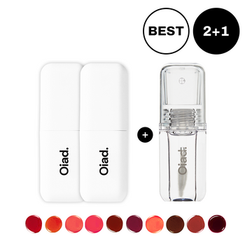 [2+1人氣套裝] Oiad Liptique [超持久撕拉式唇釉] 2支 + Lip Glow Oil [玻璃光感唇油] 1支