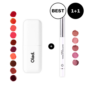 [1+1套裝]  Oiad Liptique [超持久撕拉式唇釉] 1支 + Blur Fixing Lip Pencil [柔霧持妝唇筆] 1支